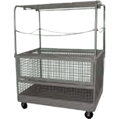 Four-Rod Garment Cart